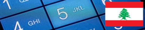 How to dial Lebanon