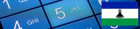 How to dial Lesotho